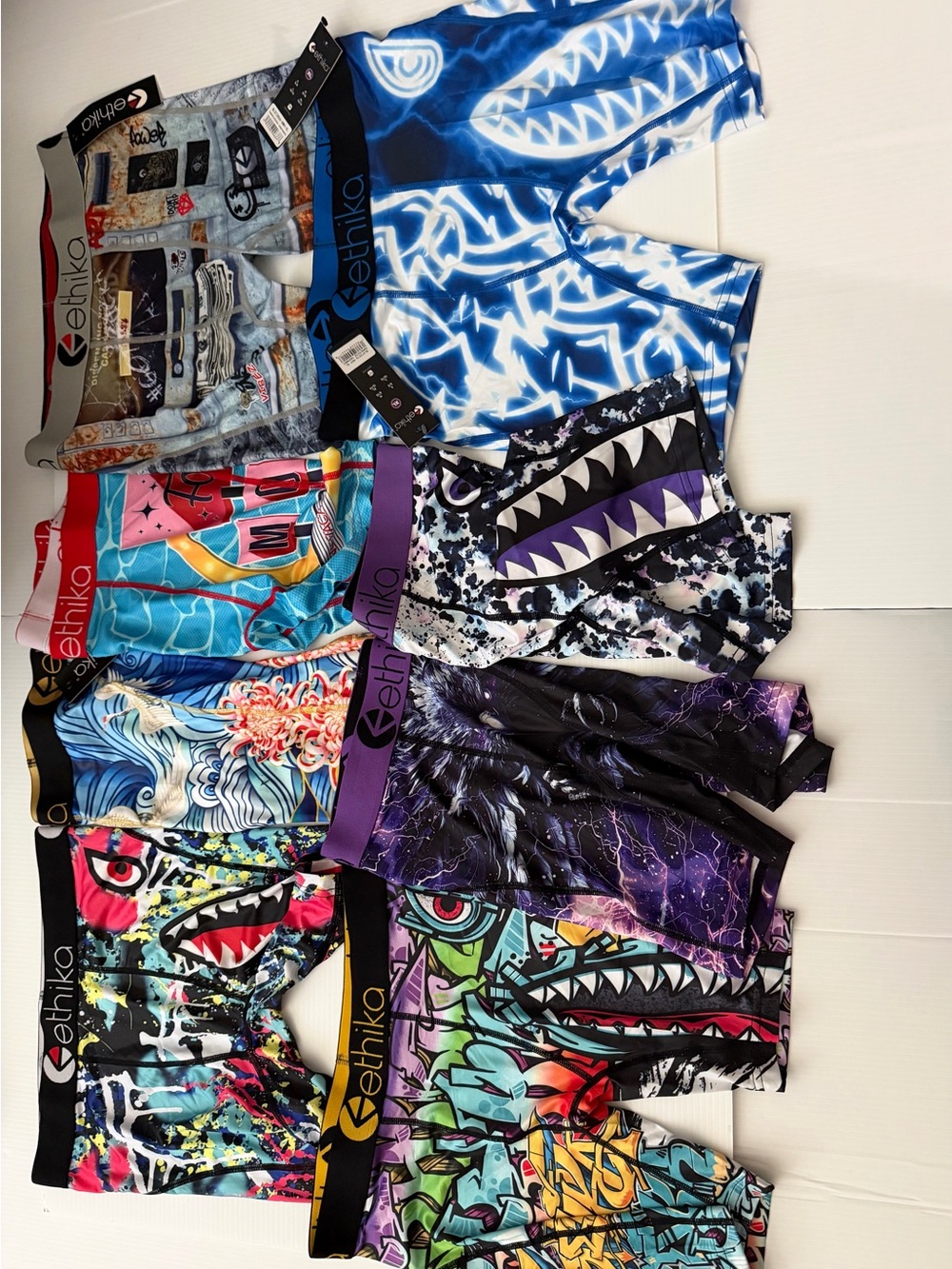 ethika boys XL staple boxer briefs polyester and spandex NWT ad A2